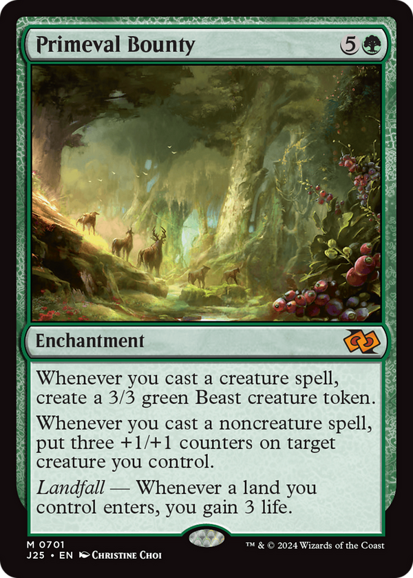 Primeval Bounty (701) [Foundations Jumpstart] - Deck Out Gaming