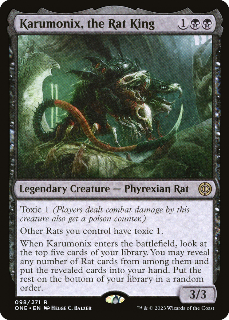 Karumonix, the Rat King (98) [Phyrexia: All Will Be One] - Deck Out Gaming