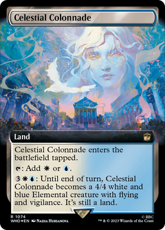 Celestial Colonnade (Extended Art) (Surge Foil) (1074) [Doctor Who] foil - Deck Out Gaming