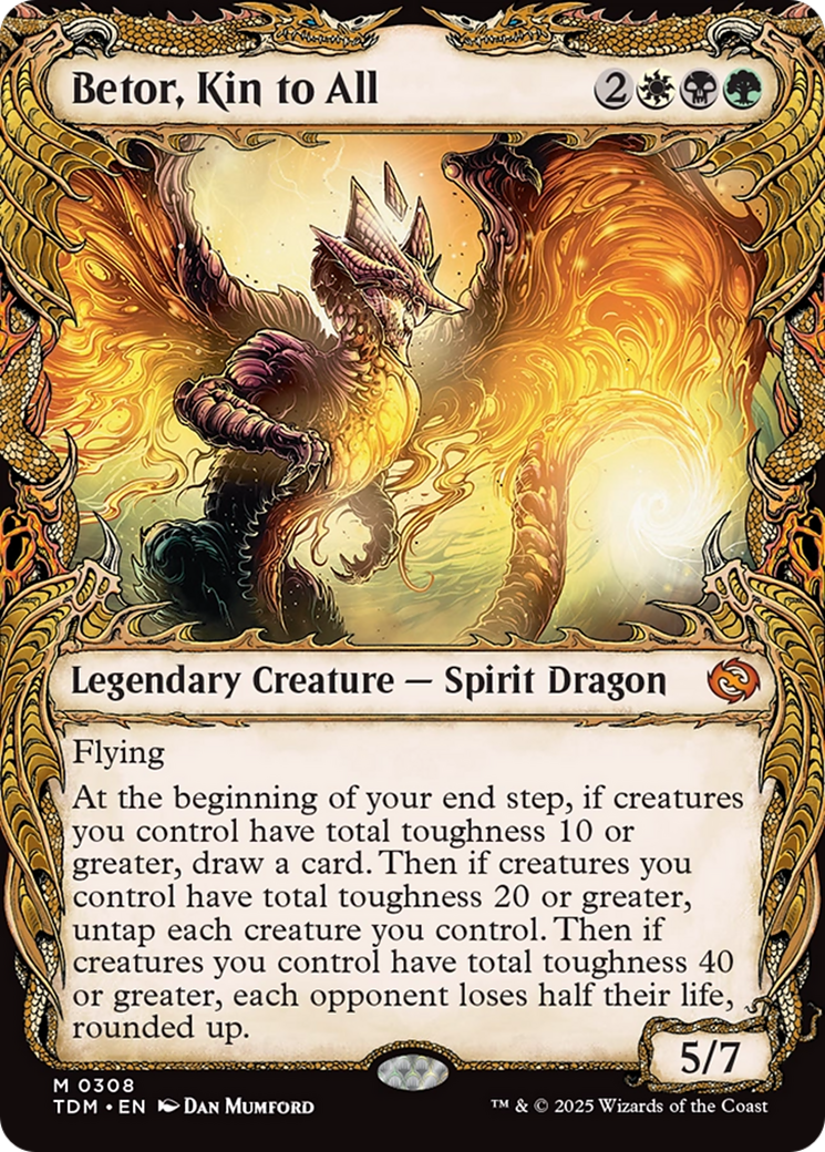 Betor, Kin to All (Showcase) (308) [Tarkir: Dragonstorm] - Deck Out Gaming