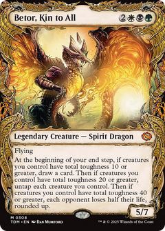 Betor, Kin to All (Showcase) (308) [Tarkir: Dragonstorm] foil - Deck Out Gaming