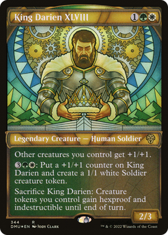 King Darien XLVIII (Textured Foil) (344) [Dominaria United] foil - Deck Out Gaming