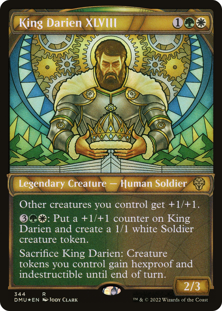 King Darien XLVIII (Textured Foil) (344) [Dominaria United] foil - Deck Out Gaming