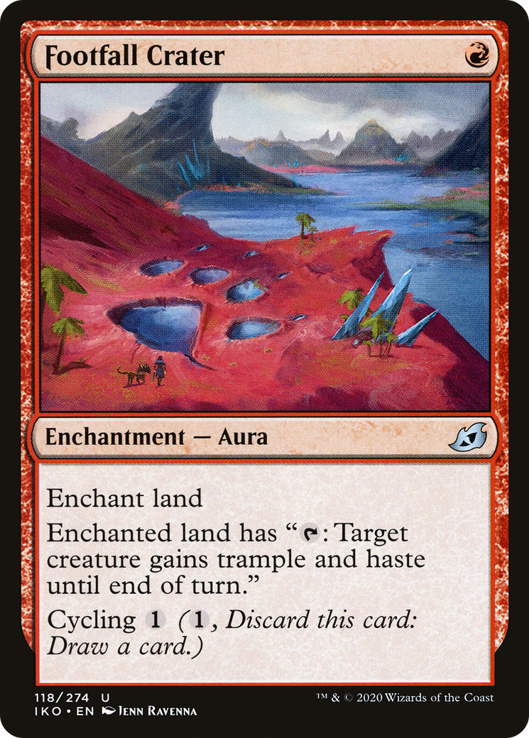 Footfall Crater (118) [Ikoria: Lair of Behemoths] - Deck Out Gaming