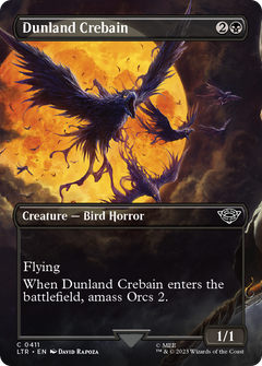 Dunland Crebain (Borderless) (411) [The Lord of the Rings: Tales of Middle-earth] - Deck Out Gaming