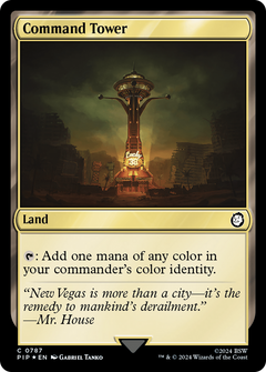 Command Tower (Surge Foil) (787) [Fallout] foil - Deck Out Gaming