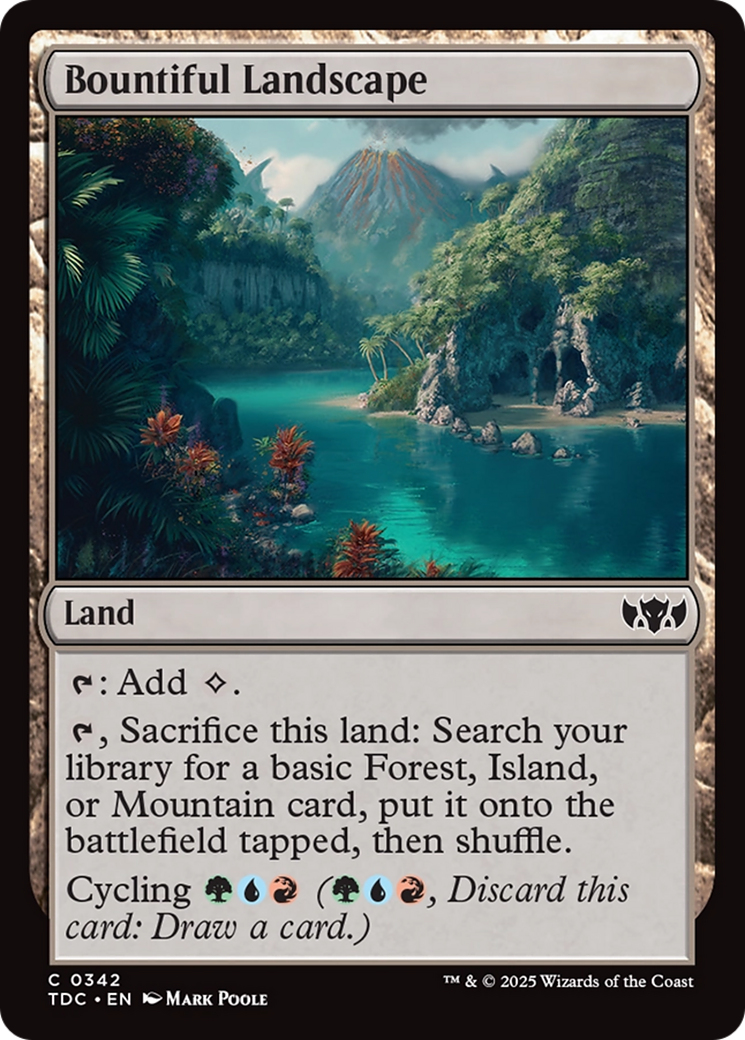 Bountiful Landscape (342) [Commander: Tarkir: Dragonstorm] - Deck Out Gaming