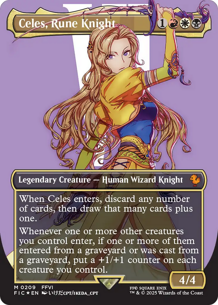 Celes, Rune Knight (209) [Commander: FINAL FANTASY] foil - Deck Out Gaming