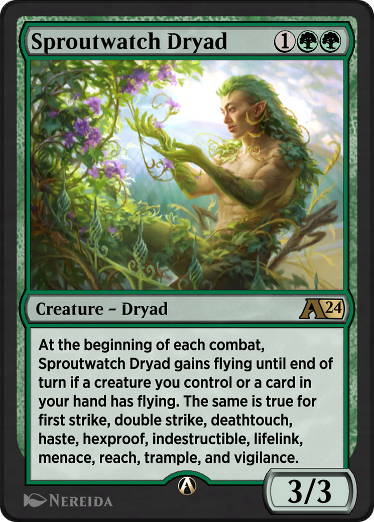 Sproutwatch Dryad (20) [Alchemy: Murders at Karlov Manor ] - Deck Out Gaming