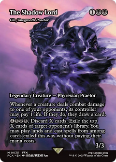 The Shadow Lord - Gix, Yawgmoth Praetor (Showcase) (35) [FINAL FANTASY: Through the Ages] - Deck Out Gaming