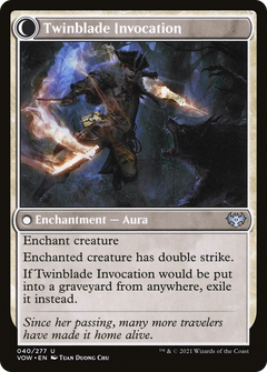 Twinblade Geist // Twinblade Invocation (40) [Innistrad: Crimson Vow] foil - Deck Out Gaming