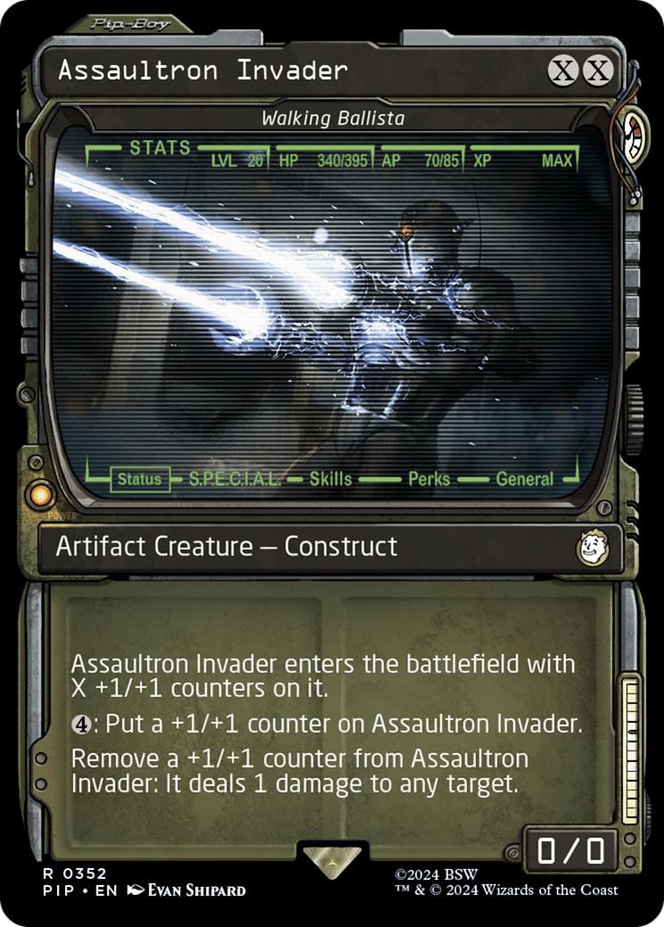 Assaultron Invader - Walking Ballista (Showcase) (352) [Fallout] foil - Deck Out Gaming