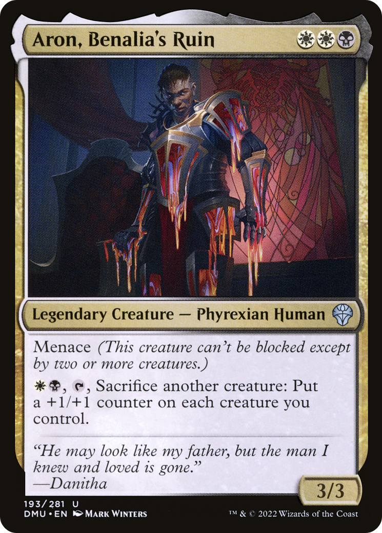 Aron, Benalia's Ruin (193) [Dominaria United] - Deck Out Gaming