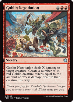 Goblin Negotiation (88) [Foundations] foil - Deck Out Gaming