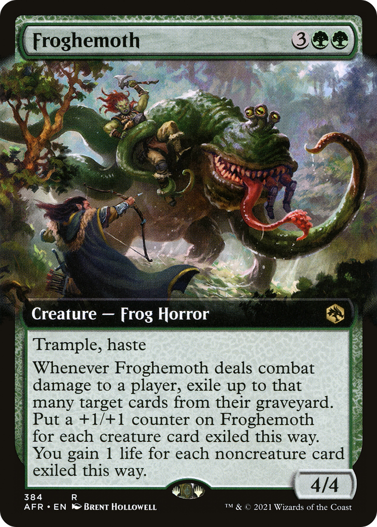 Froghemoth (Extended Art) (384) [Adventures in the Forgotten Realms] foil - Deck Out Gaming