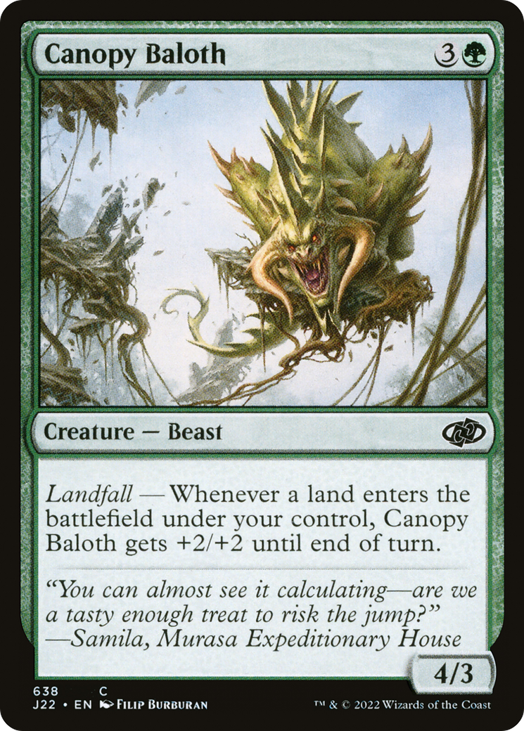 Canopy Baloth (638) [Jumpstart 2022] - Deck Out Gaming