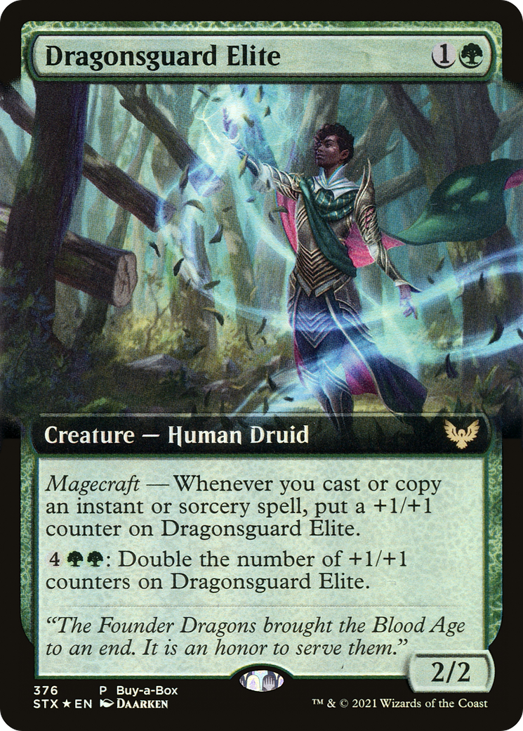 Dragonsguard Elite (376) [Strixhaven: School of Mages] foil - Deck Out Gaming