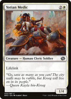 Yotian Medic (33) [The Brothers' War] foil - Deck Out Gaming