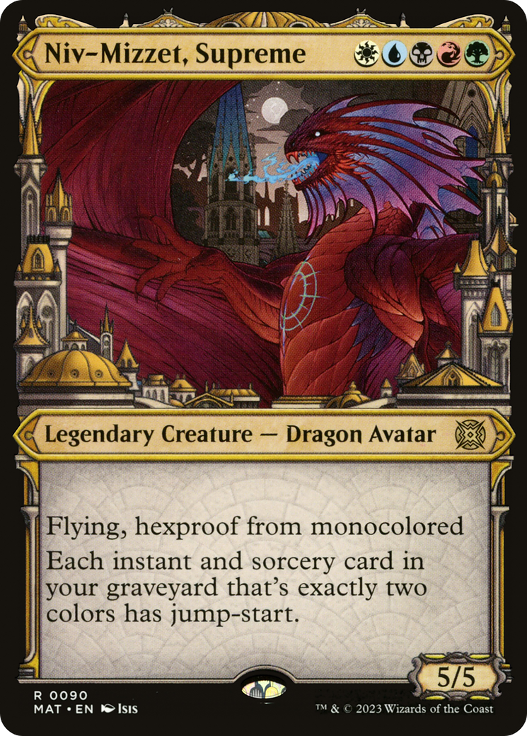 Niv-Mizzet, Supreme (Showcase) (90) [March of the Machine: The Aftermath] - Deck Out Gaming