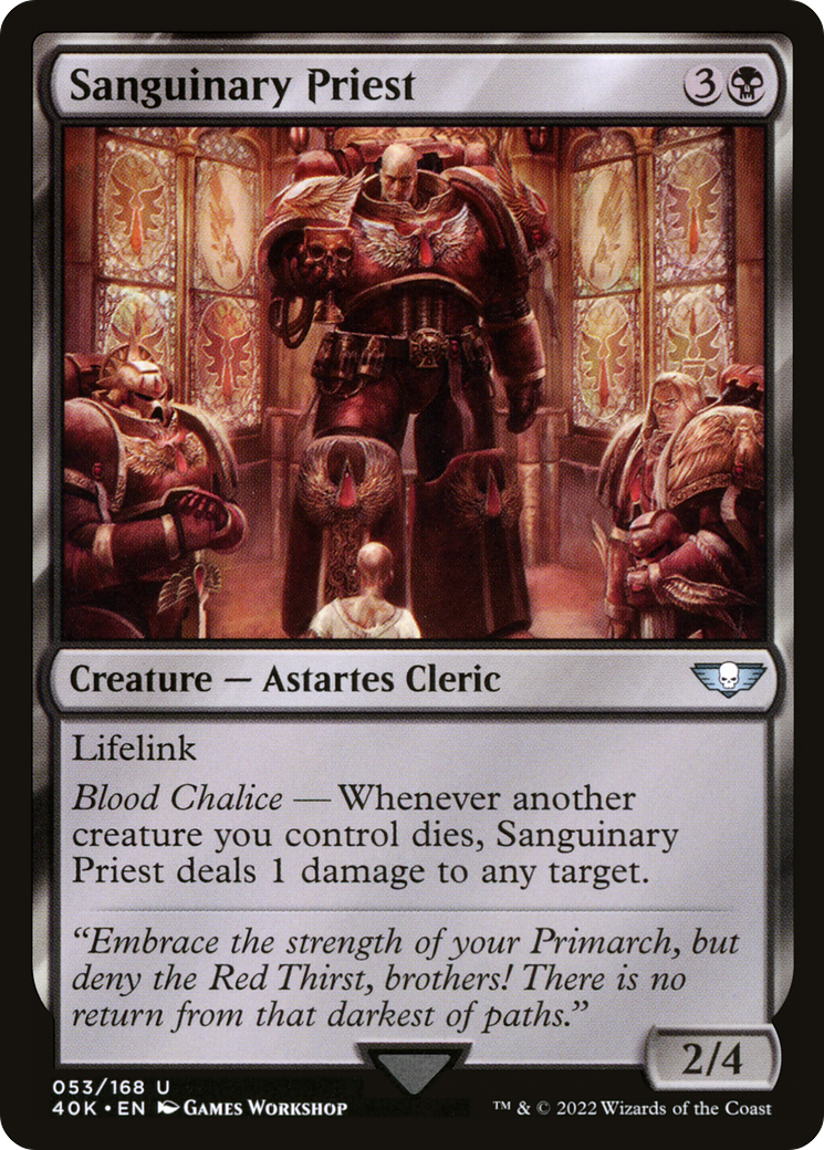 Sanguinary Priest (53) [Warhammer 40,000 Commander] - Deck Out Gaming