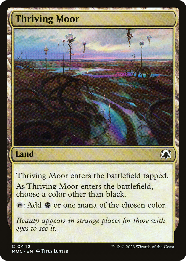 Thriving Moor (442) [March of the Machine Commander] - Deck Out Gaming