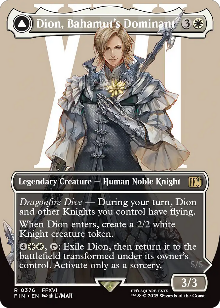 Dion, Bahamut's Dominant // Bahamut, Warden of Light (376) [FINAL FANTASY] - Deck Out Gaming