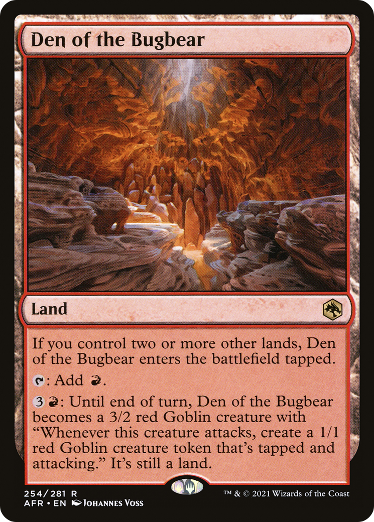 Den of the Bugbear (254) [Adventures in the Forgotten Realms] foil - Deck Out Gaming