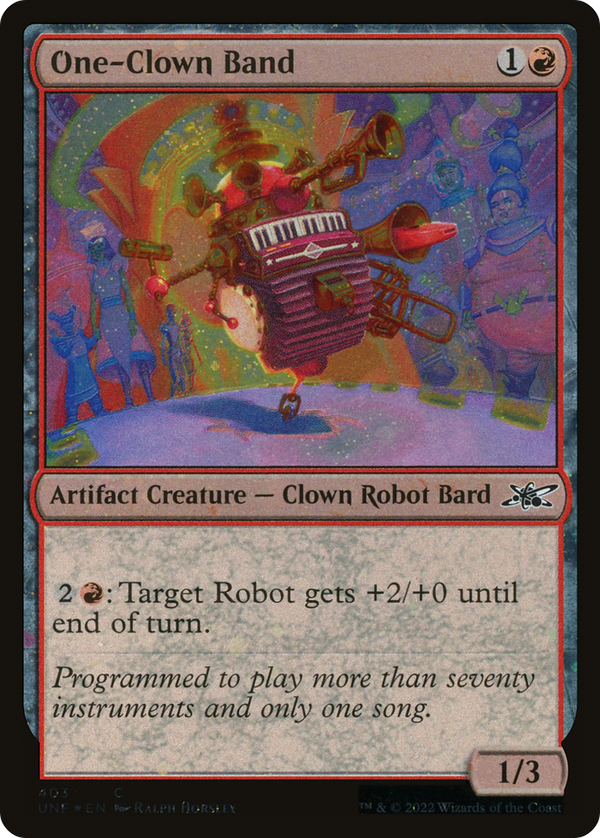 One-Clown Band (Galaxy Foil) (403) [Unfinity] foil - Deck Out Gaming