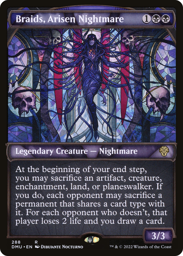 Braids, Arisen Nightmare (Showcase) (288) [Dominaria United] foil - Deck Out Gaming