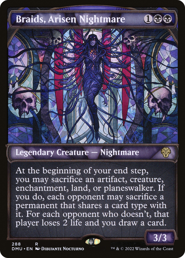Braids, Arisen Nightmare (Showcase) (288) [Dominaria United] foil - Deck Out Gaming