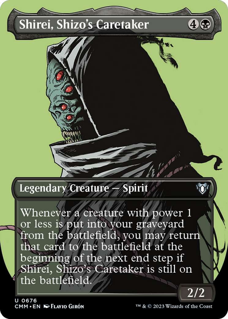 Shirei, Shizo's Caretaker (Borderless) (676) [Commander Masters] - Deck Out Gaming