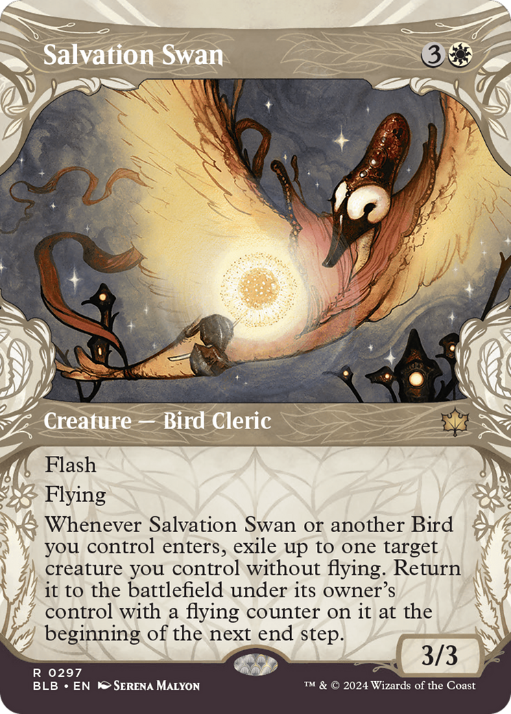 Salvation Swan (Showcase) (297) [Bloomburrow] - Deck Out Gaming