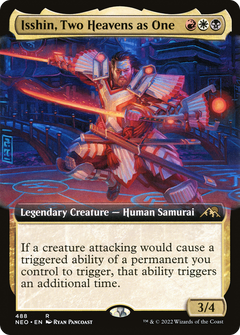 Isshin, Two Heavens as One (Extended Art) (488) [Kamigawa: Neon Dynasty] foil - Deck Out Gaming