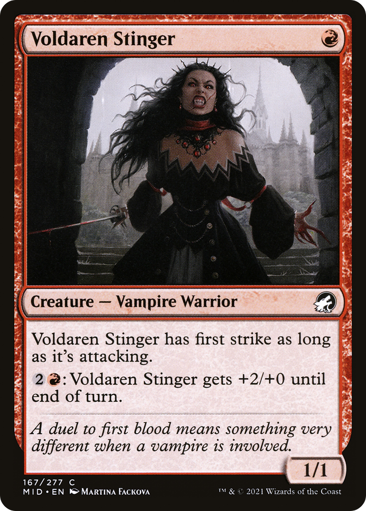 Voldaren Stinger (167) [Innistrad: Midnight Hunt] - Deck Out Gaming
