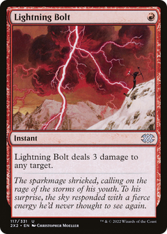 Lightning Bolt (117) [Double Masters 2022] foil - Deck Out Gaming