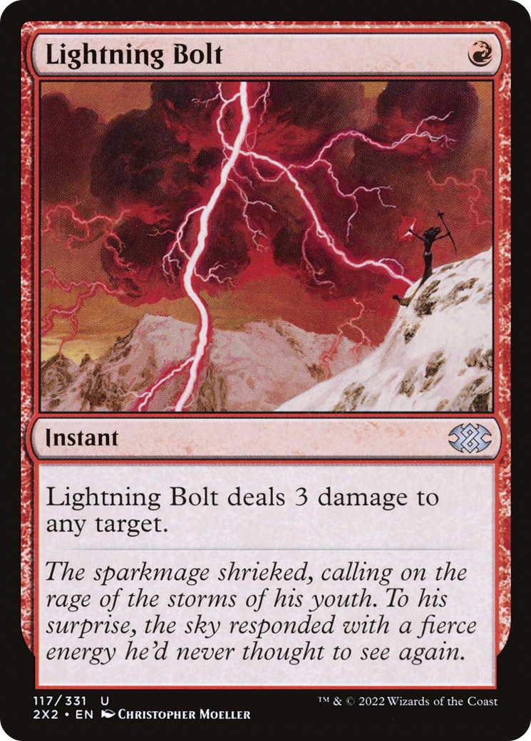 Lightning Bolt (117) [Double Masters 2022] - Deck Out Gaming