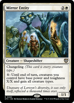 Mirror Entity (83) [Outlaws of Thunder Junction Commander] - Deck Out Gaming