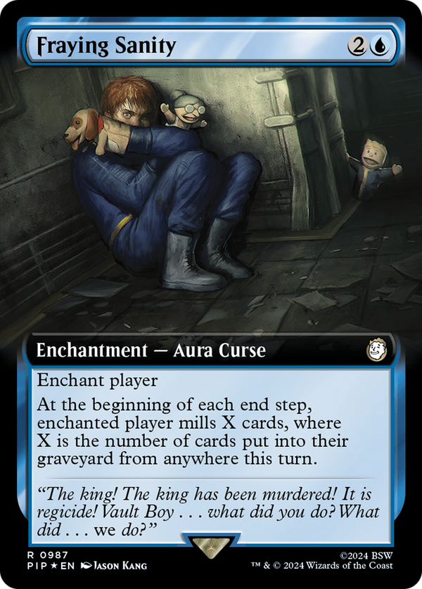 Fraying Sanity (Extended Art) (Surge Foil) (987) [Fallout] foil - Deck Out Gaming