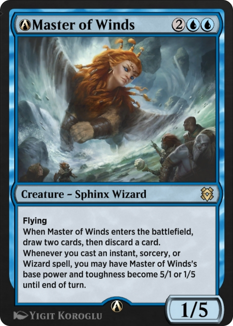 A-Master of Winds (A-68) [Zendikar Rising] - Deck Out Gaming