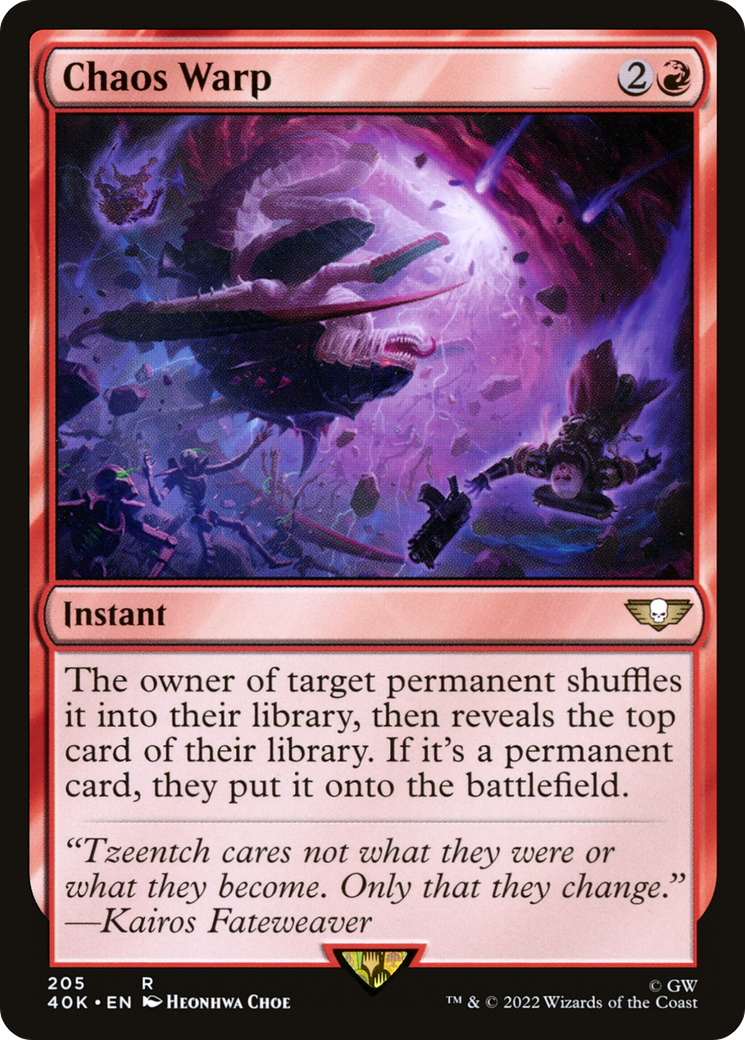 Chaos Warp (205) [Warhammer 40,000 Commander] - Deck Out Gaming