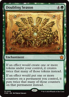 Doubling Season (216) [Foundations] foil - Deck Out Gaming