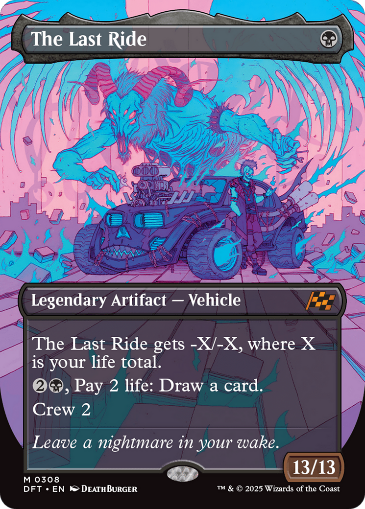 The Last Ride (Borderless) (308) [Aetherdrift] - Deck Out Gaming