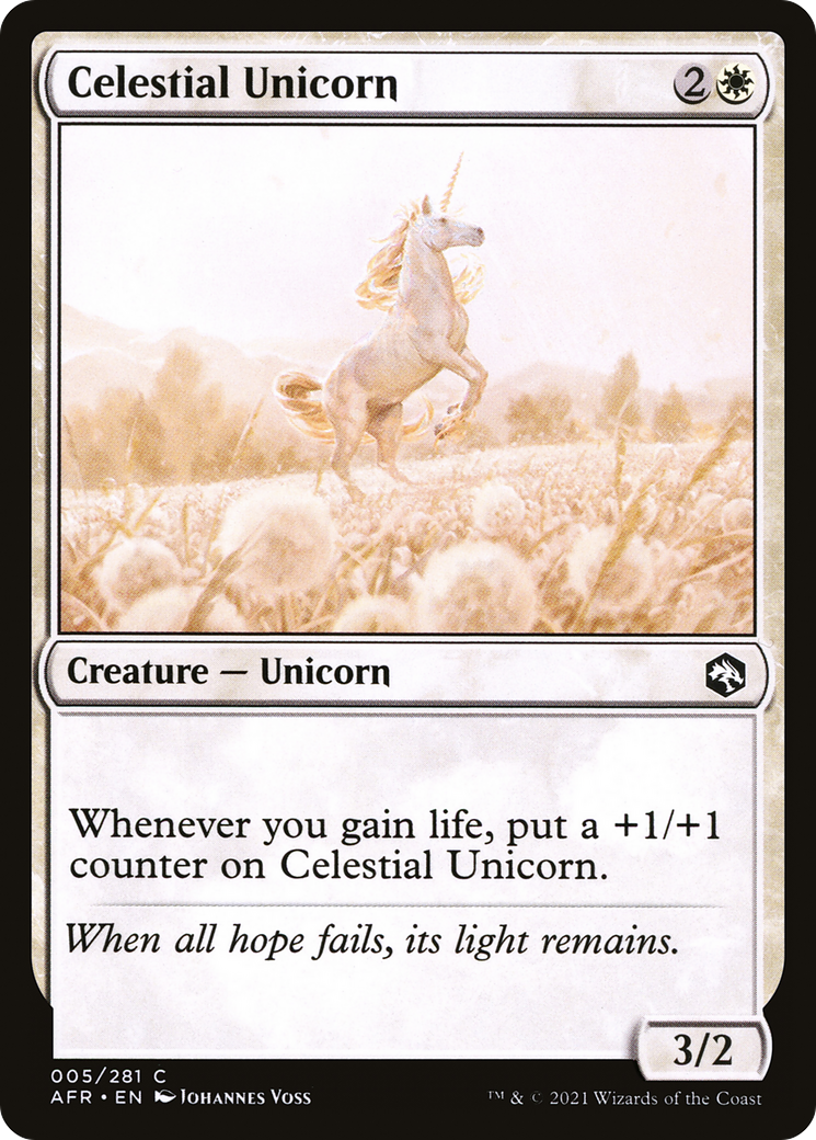 Celestial Unicorn (5) [Adventures in the Forgotten Realms] - Deck Out Gaming