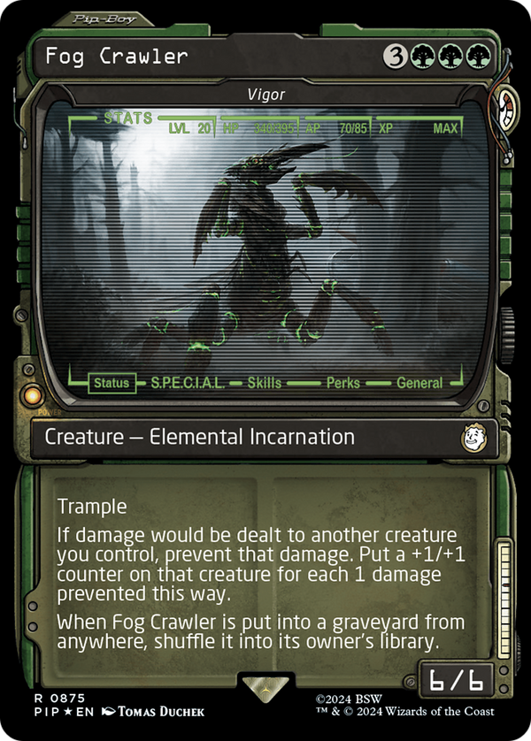 Fog Crawler - Vigor (Showcase) (Surge Foil) (875) [Fallout] foil - Deck Out Gaming