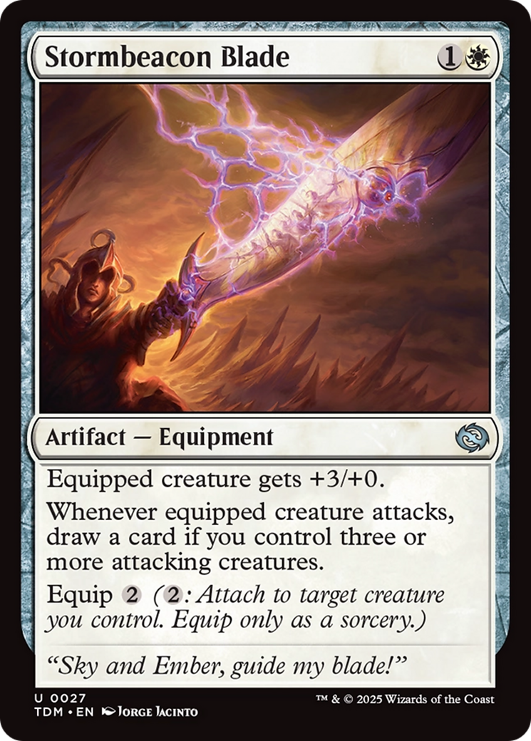 Stormbeacon Blade (27) [Tarkir: Dragonstorm] foil - Deck Out Gaming