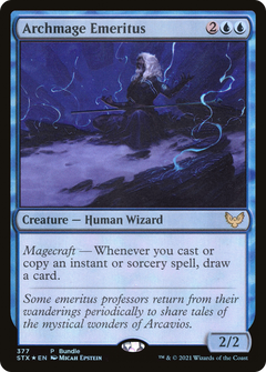 Archmage Emeritus (STX Bundle) (377) [Unique and Miscellaneous Promos] foil - Deck Out Gaming