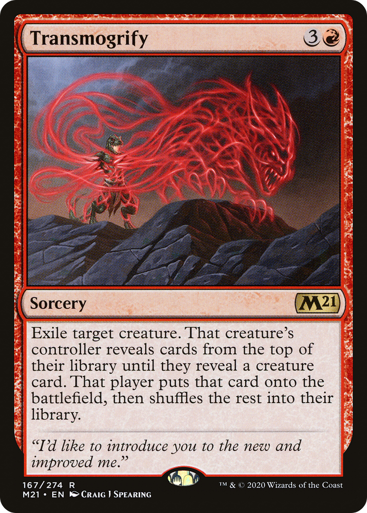 Transmogrify (167) [Core Set 2021] foil - Deck Out Gaming