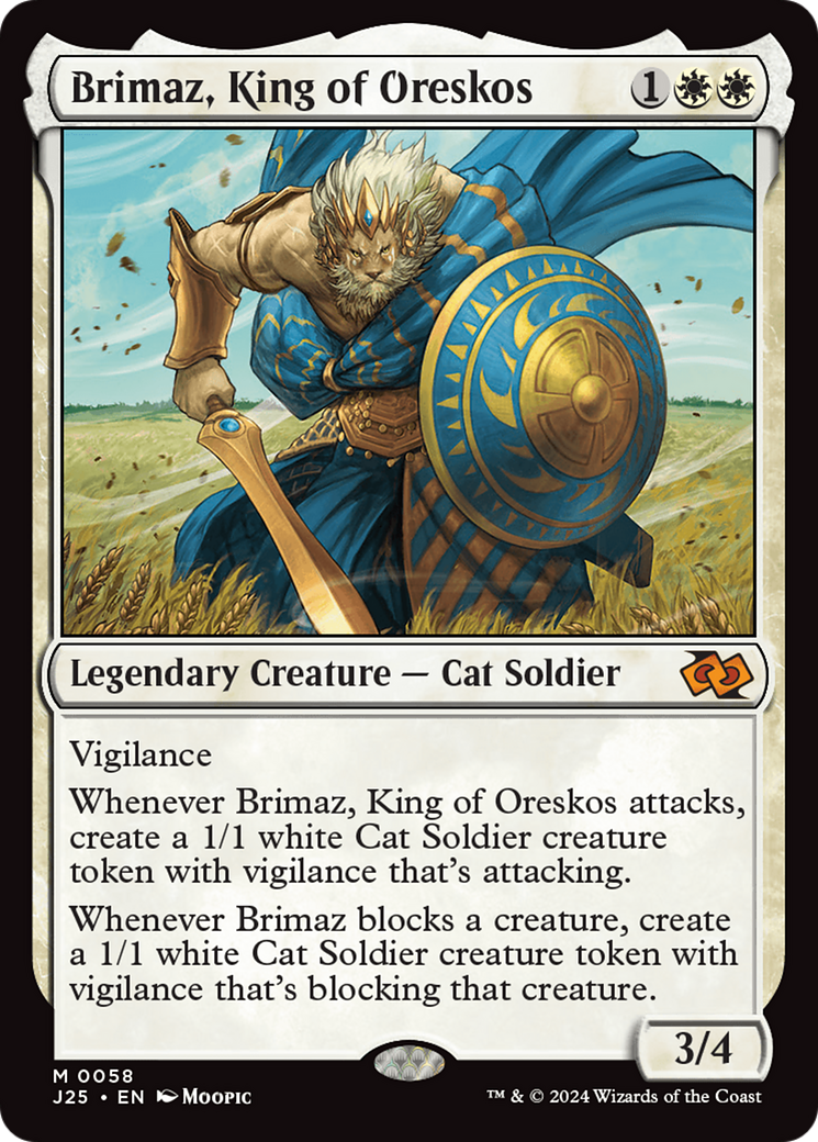 Brimaz, King of Oreskos (Anime) (58) [Foundations Jumpstart] - Deck Out Gaming