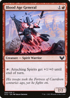 Blood Age General (93) [Strixhaven: School of Mages] foil - Deck Out Gaming