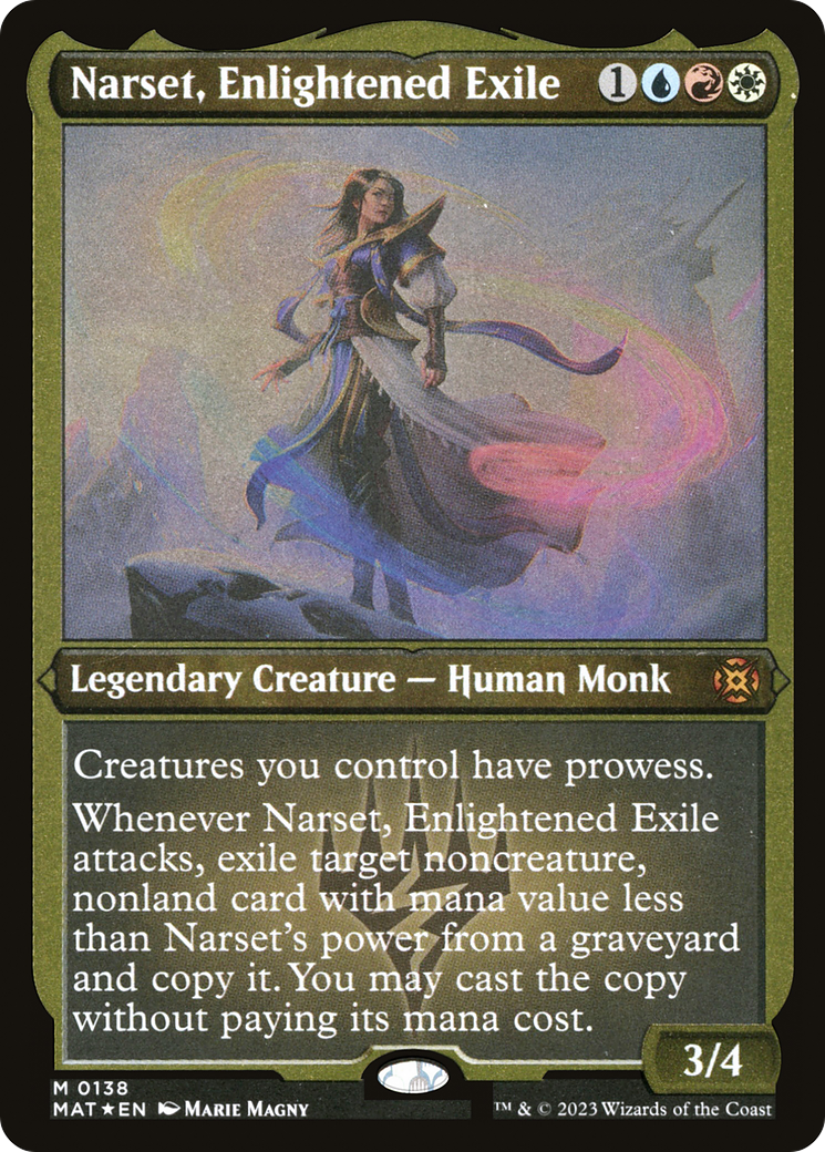 Narset, Enlightened Exile (138) [March of the Machine: The Aftermath] etched - Deck Out Gaming